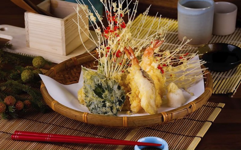 Tempura tôm chiên giòn